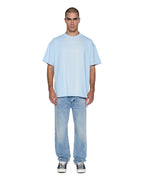 Mens Intruder Ekcess Ss Tee Ice Mist Oversized Tees - Blue