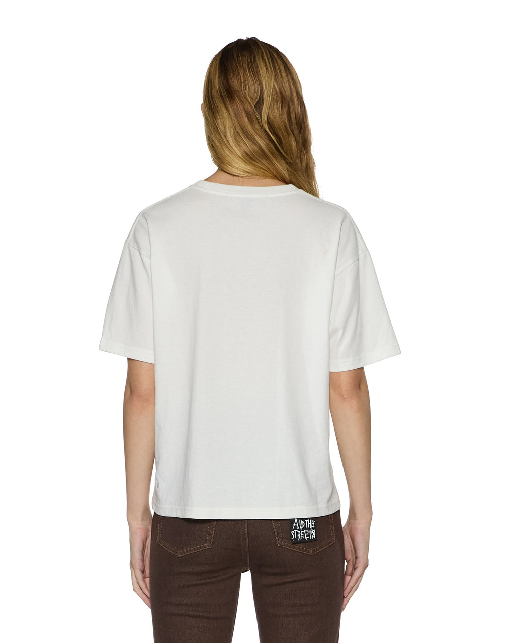 Womens Royalty Everyday Ss Tee Vintage White Regular Tees - White