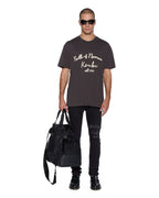 Mens Salud Biggie Ss Tee Faded Black Oversized Tees - Black