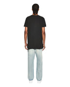Mens Seeing Lines Ss Tee Black Fitted Tees - Black