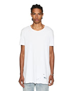 Mens Sioux Ss Tee White Fitted Tees - White