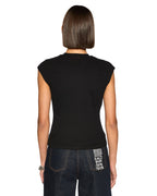 Womens Staple Ss Tee Black Fitted Tees - Black