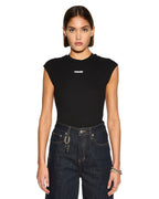 Womens Staple Ss Tee Black Fitted Tees - Black