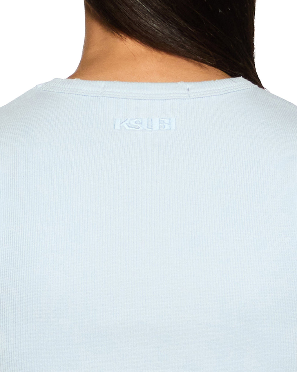 Womens Syndicate Tank Xtra Sky Fitted Fashion Tops - Blue