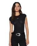 STAPLE SS TEE BLACK SHEER