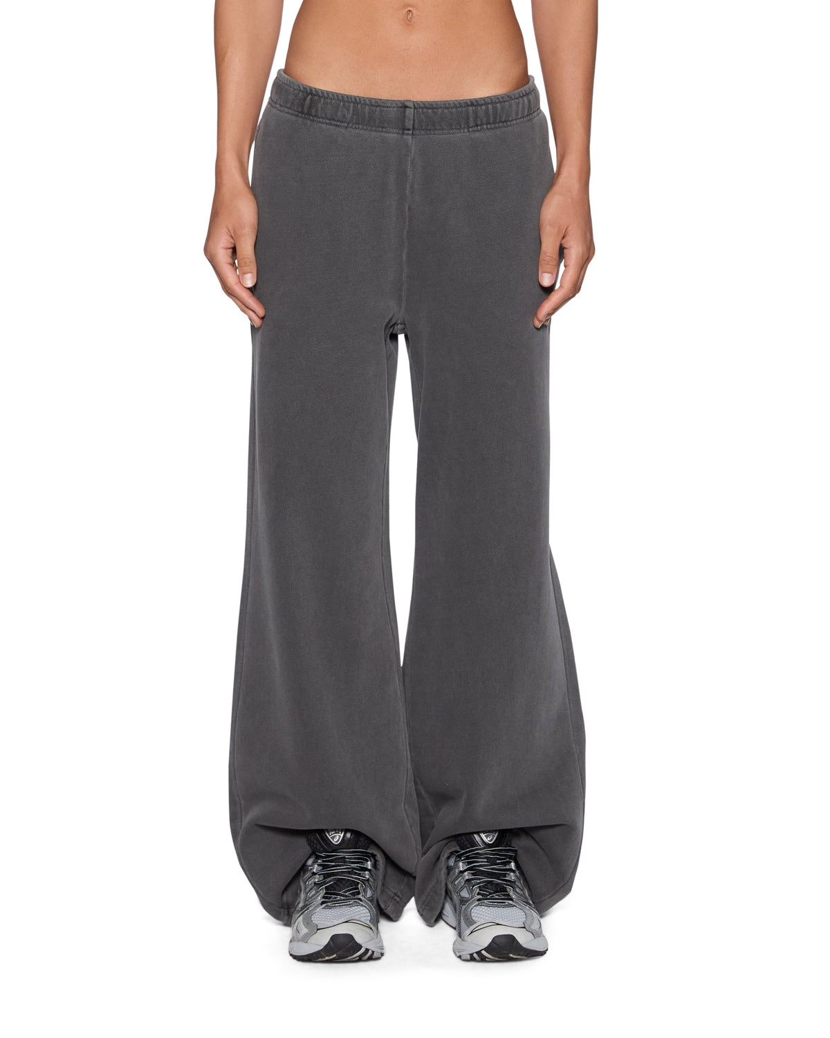 Womens Sott Origin Trakpant Charcoal Relaxed Pants - Grey