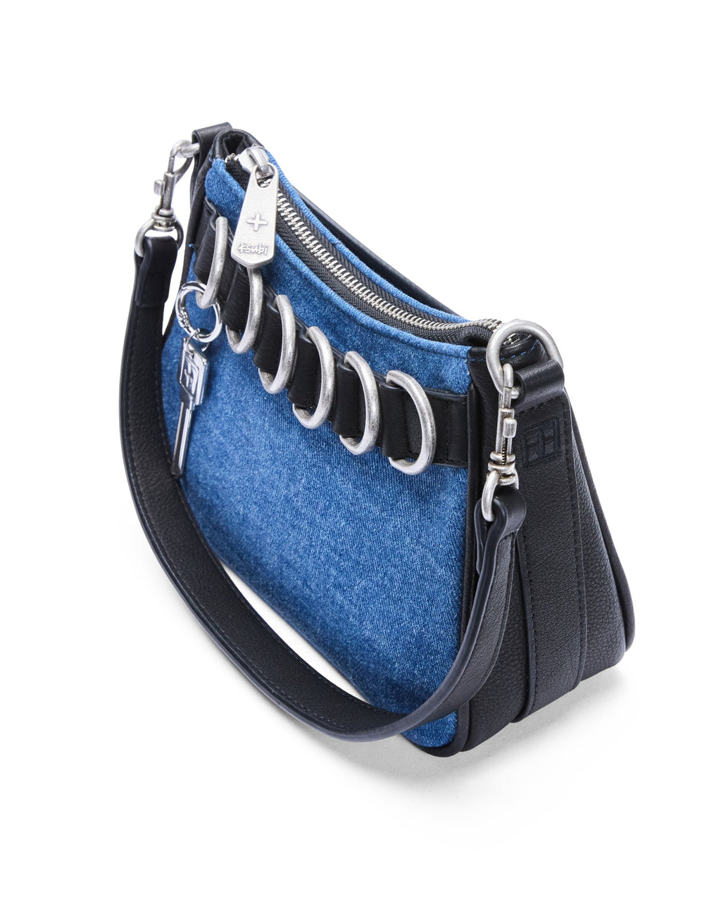 Trash Bag Mini Blue Denim Regular Bags - Denim