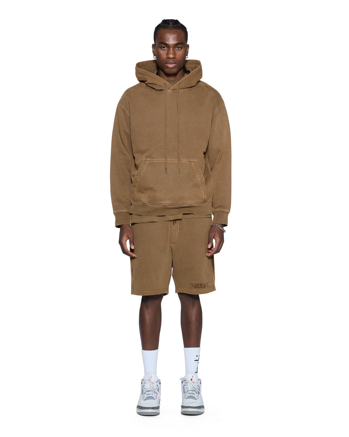 Mens 4x4 Luxe Synthesis Trak Short Espresso Regular Walkshorts - Brown