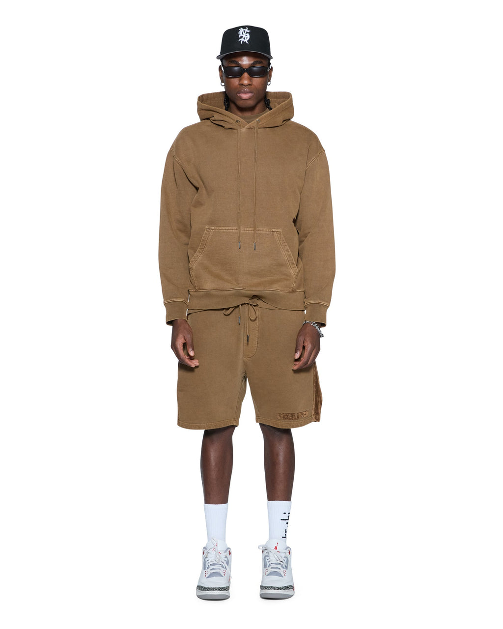 Mens 4x4 Luxe Synthesis Trak Short Espresso Regular Walkshorts - Brown
