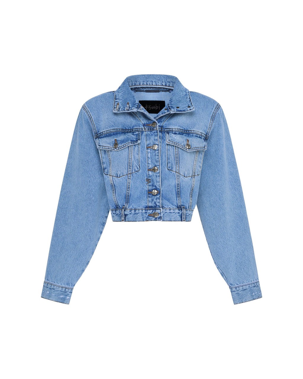 Womens Headline Jacket Mercer Blue Regular Jackets - Denim