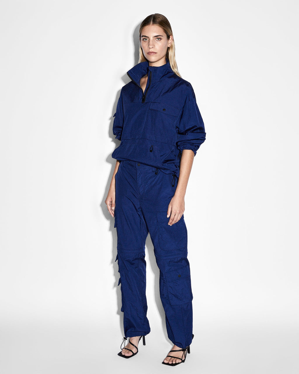 Womens Connekt Trak Midnight Relaxed Pants - Navy
