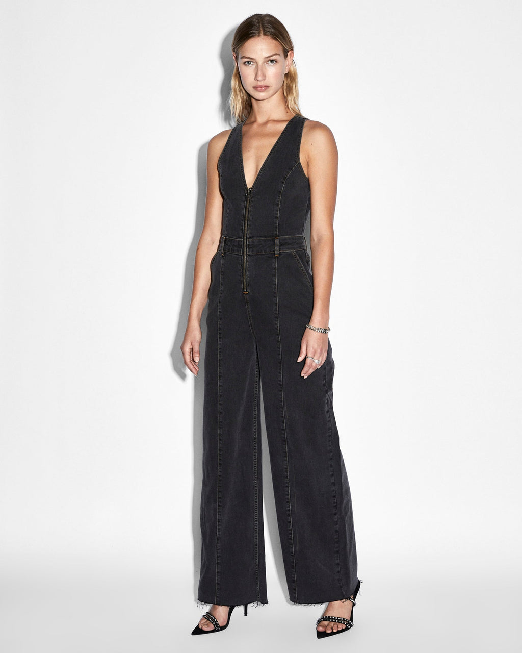 Womens Vixen Jumpsuit Raven Fitted Jumpsuits - Black