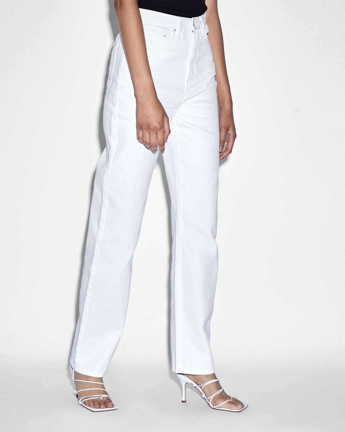 Womens Playback Blanc Revival Straight Denim Jeans - White