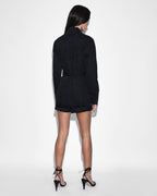 Womens Hazard Short Boilersuit Relaxed Playsuits - Black