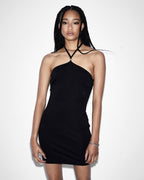 Womens Suspense Mini Dress Black Fitted Dresses - Black