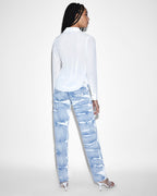 Womens Charmed Shirt White Fitted Shirts - White