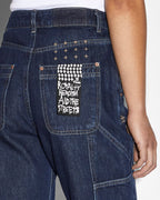 Womens Playback Carpenter Legacy Straight Denim Jeans - Denim
