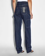 Womens Playback Carpenter Legacy Straight Denim Jeans - Denim