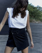 Womens Rap Skirt Stealth A Line Skirts - Black