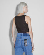 Womens Rebel Top Umber Fitted Fashion Tops - Brown