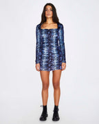 Womens Ponty Mython Dress Snake Dresses - Multi Colour