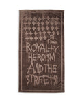 ROYALTY BEACH TOWEL CHOCOLATE
