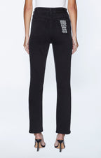 Womens Straight Up Stealth Charmed Slim Straight Denim Jeans - Black