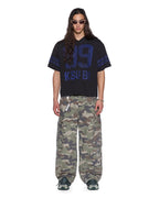Mens Maxx Fugitive Cargo Kammo Oversized Pants - Green
