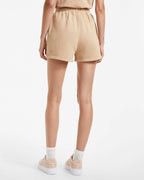 Womens 3 X 4 Trak Short Latte Relaxed Walkshorts - Tan